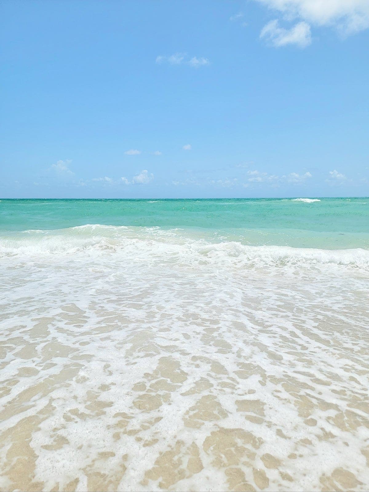 Crystal clear Atlantic waves at South Beach